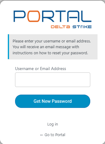 Portal - get new PW